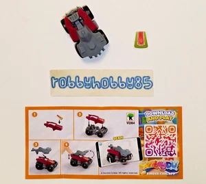 VQ064 TRUCK GRIGIO E ROSSO + BPZ KINDER SORPRESA ITALIA SORPRESINE 2024/2025 - Picture 1 of 1