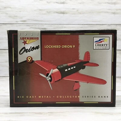 1931 Liberty Classics Lockheed Orion 9 Diecast Metal Collector Bank - Image 1 of 4