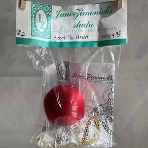 June Zimonick's Studio "HEART TO HEART" Beaded Ornament Kit #SP2 :: UNOPENED - Picture 1 of 10