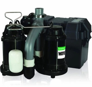 WAYNE 1/2 HP Sistema di Pompa per Pozzetto Seminterrato, Interruttore a Galleggiante Verticale Integrato, WSS30V - Foto 1 di 8