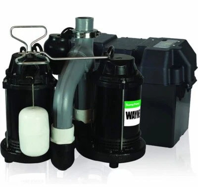 Sistema de bomba de sumidero de sótano WAYNE 1/2 HP, interruptor de flotador vertical integrado, WSS30V Foto 1 de 4