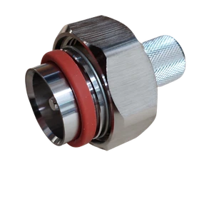 7/16 din LMR-600 Conector EZ-600-716M-X Times Microwave Presión Estilo - Imagen 1 de 8