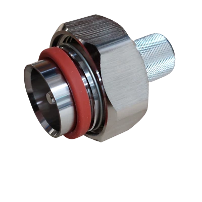 7/16 DIN LMR-600 connector EZ-600-716M-X Times Microwave Crimp Style - Image 1 of 4