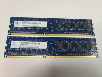 Nanya 4GB (2x2GB) DDR3 1600MHz Desktop Ram Memory | NT2GC64B88G0NF-DI | Tested! - Image 1 of 3