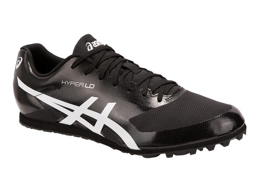 ASICS SCARPE CHIODATE ATLETICA UOMO 1091A019 HYPER LD 6 BLACK WHITE
