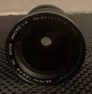 Promaster Spectrum 7 28-70mm 1:2.8-4.5 Macro 1:4 Zoom Lens for Pentax 35mm - Picture 1 of 8