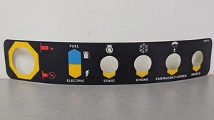 Ahern Snorkel Lift Upper Control Box Decal: 13371-2 - Picture 1 of 2