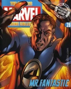 Classic Marvel Figurine Collection Eaglemoss 2007 #28 Mister Fantastic Mag Only - Picture 1 of 2