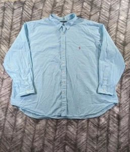 Ralph Lauren Popeline Button Shirt Big Tall Herren 5XB Gingham Check Classic Fit - Bild 1 von 10