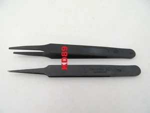 2 X Bergeon 7424 Tweezers in Teflon 7424-2A + 7424-5 100% of antimagnetism SWISS - Picture 1 of 9