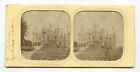 PHOTO STEREO Jour/nuit Incendie Château THOUNE THUN SUISSE TissueView STEREOVIEW