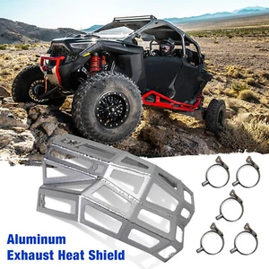 Exhaust Heat Shield Insulation Cover w/ Clamps for Polaris RZR Pro XP/R Turbo R - Picture 1 of 24