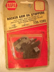 NOS NAPA Rocker Arm Oil Stoppers 735-1285 Fits Chevy Pontiac Ford V8s Set of 8 - Picture 1 of 1