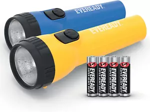 Eveready LED Torch (2 Pack), Super Bright Flashlight for Outdoors, Camping and G - Picture 1 of 7