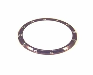 For SEIKO Watch Glass Crystal 24 Hour BLACK Surround Replacement Spare Part C53 - Picture 1 of 3