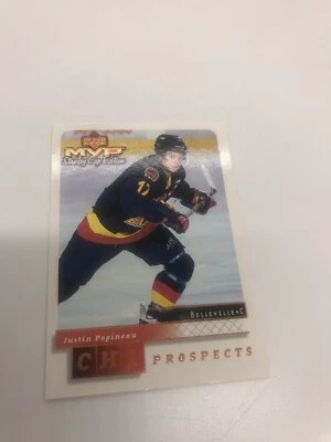 1999-00 (HKY) Upper Deck MVP SC Edition #216 Justin Papineau - Image 1 of 2