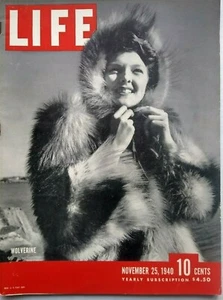 Life Magazine November 25 1940 WW2 Taranto Queen Elizabeth Ship Maharajahs  - Picture 1 of 6