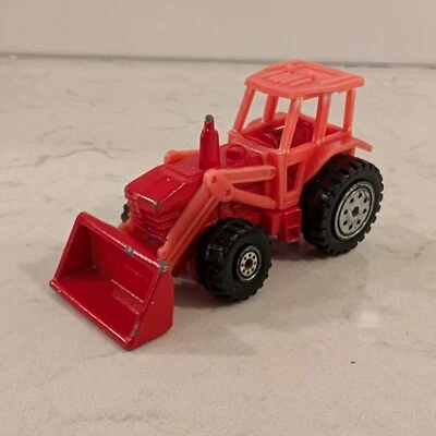 Vintage 1993 Hot Wheels Power Plower Tractor 1:64 #2075 red diecast - Image 1 of 4