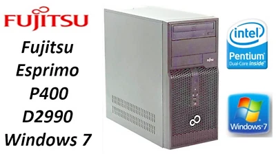 Pc Fujitsu Siemens Esprimo P400 D2990 Intel G850 Ram 4Gb 320Gb  WINDOWS 7 Prof - Immagine 1 di 4