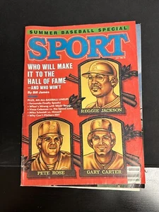 JULY 1986 SPORT MAGAZINE - REGGIE JACKSON PETE ROSE GARY CARTER - HALL OF FAME - Picture 1 of 2