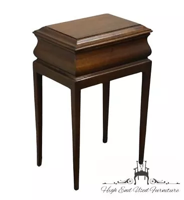 BRANDT FURNITURE Solid Mahogany Traditional Style 15" Jewelry Box / Chest - Image 1 of 4