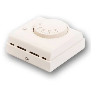 SGD ETST 10A 240V TERMOSTATO HABITACIÓN ESTADÍSTICA CONTROL DE TEMPERATURA SUPERFICIE BLANCA - Imagen 1 de 3