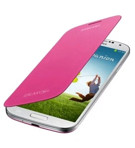 SAMSUNG GALAXY S4 FLIP COVER - PINK - EF-FI950BPEGWW - Picture 1 of 5