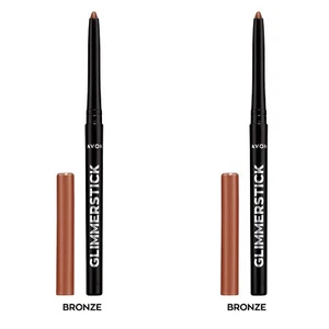 NEW Avon Glimmerstick Retractable Eyeliner - Bronze 0.28 g / SET OF 2 - Picture 1 of 15