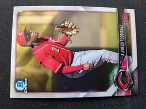 2018 Bowman Chrome Prospect Baseball Card # BCP26 Alfredro Rodriguez - Cincinnat - Picture 1 of 3