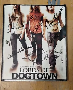Lords Of Dogtown Tony Alva Stacy Peralta Nikki Reed And More Z-Boys AUTOGRAPHED - Picture 1 of 11