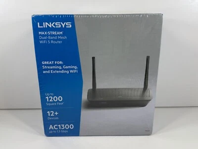 Linksys MR6350 Wireless Wifi 5 AC1300 Dual-Band Mesh Router New Sealed - Image 1 of 4
