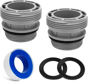 Kit Adattatori Conversione Tubo per Intex e Piscine, 4560 40Mm Tubo a 1 1/2 Pollice Fil - Foto 1 di 12