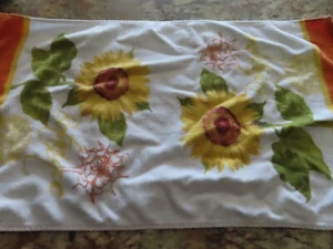Asciugamano da cucina vintage girasole spugna tutti i giorni - Foto 1 di 2