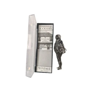Vintage A British Heritage Bookmark Mr. Pickwick Silver Plated Made In England - Bild 1 von 6