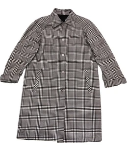 Bernardo Trench Coat Women’s M Check/Black Rain Coat Reversible Waterproof - Picture 1 of 10