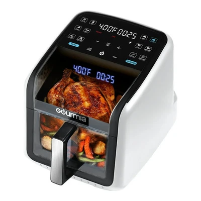 Gourmia Panorama 7-QT Digital Air Fryer w/ Panoramic View, Holographic Display - Image 1 of 4