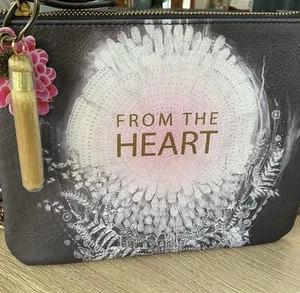 Tassel Papaya Art Clutch “From the Heart” ✨NWT✨ TEMP DISCONTINUED✨ - Picture 1 of 9