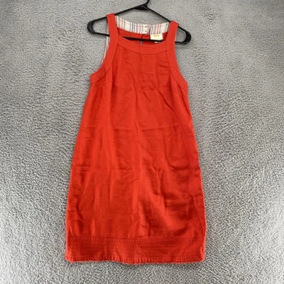 Maeve Anthropologie Dress Womens XS Linen Square Neck Shift Keyhole - Image 1 of 4