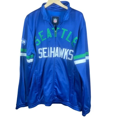NFL Seattle Seahawks G-III Apparel Jacket Full Zip Mens XL Blue Green - Image 1 of 4