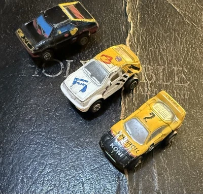 Micro Machines Snap Back x3 Ferrari Mondial - F-40 - Ford Sierra Vtg Cars - Image 1 of 4