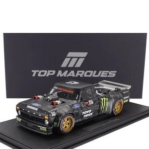 Ford EE. UU. 1977 camioneta pick-up N# 43 Hoonigan 2018 Ken Block negra escala 1:18 - Imagen 1 de 8