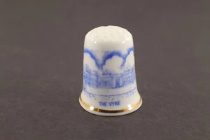 Thimble THE VYNE National Trust Blue Building Sewing Souvenir - Picture 1 of 4