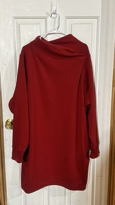 Платье Athleta Red Cozy Karma Mock Neck размер 3x - Изображение 1 из 3