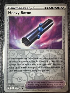 Heavy Baton 151/162 Reverse Holo Uncommon SV05: Temporal Forces NM - Picture 1 of 2