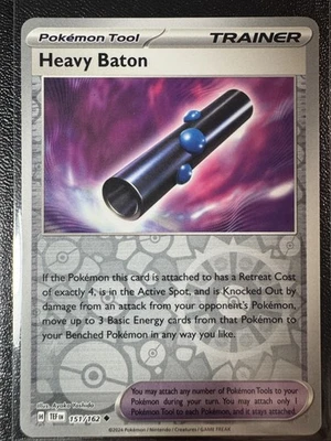 Heavy Baton 151/162 Reverse Holo Uncommon SV05: Temporal Forces NM - Image 1 of 2