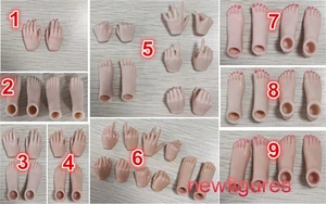 1:6 Scale Hands Foot Model Props Fit 12" Female PH TBL JO Action Figure Body Toy - Picture 1 of 43