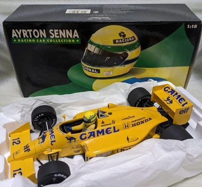 MINICHAMPS 1/18 Lotus Honda 99T Ayrton Senna 1987 Model Car - Image 1 of 4