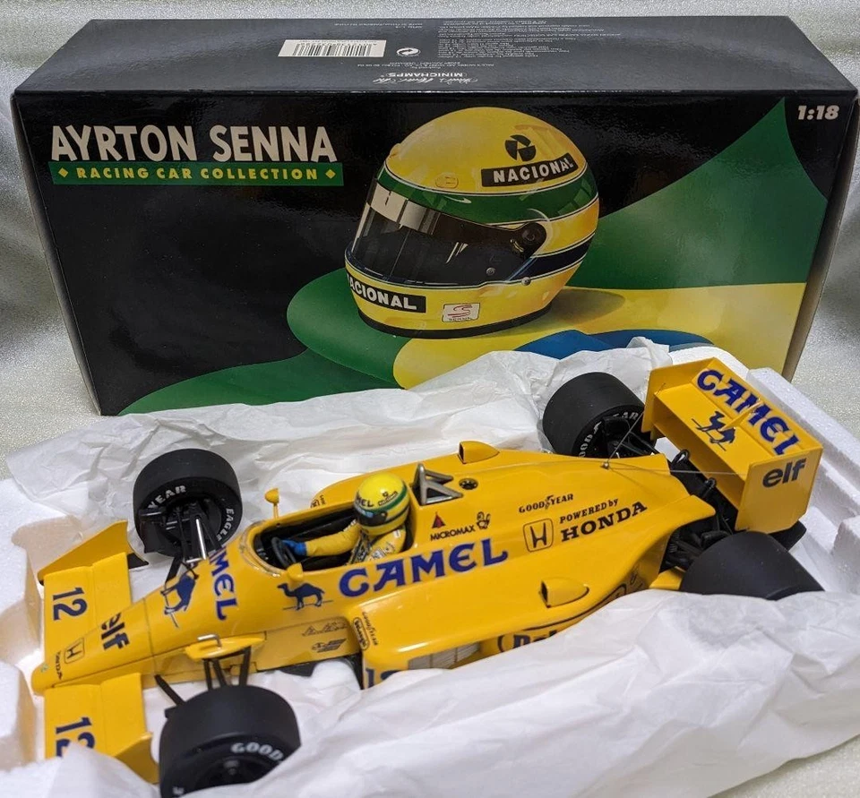 MINICHAMPS 1/18 Lotus Honda 99T Ayrton Senna 1987 Model Car - Image 1 of 4
