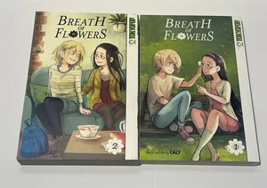 Breath of Flowers vol. 1 & 2 manga by Caly / NEW Yuri manga from TOKYO POP - Picture 1 of 3