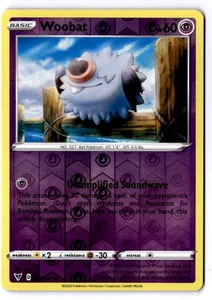 Woobat Reverse Holo Common SWSH04: Vivid Voltage 073/185 NM - Picture 1 of 2
